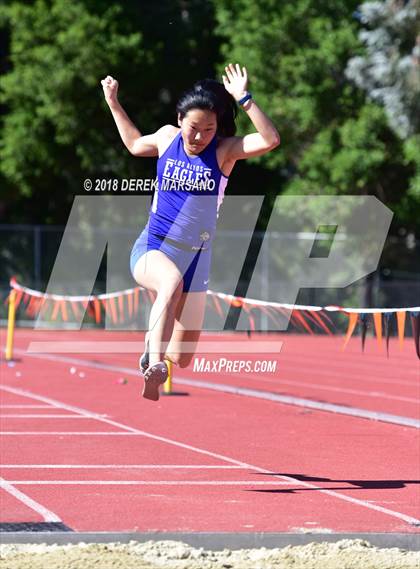 Thumbnail 3 in CCS Top 8 Los Gatos (Girls Triple Jump) photogallery.