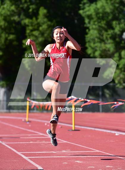 Thumbnail 2 in CCS Top 8 Los Gatos (Girls Triple Jump) photogallery.