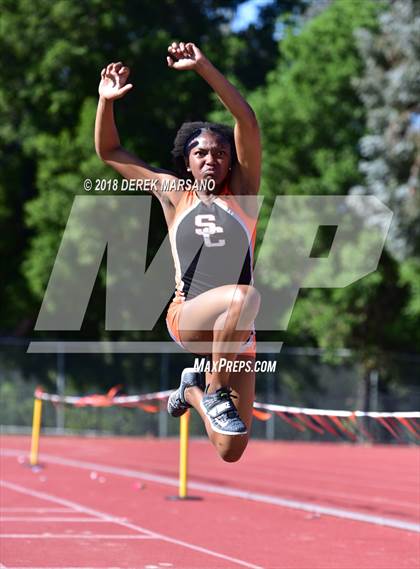 Thumbnail 2 in CCS Top 8 Los Gatos (Girls Triple Jump) photogallery.