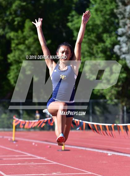 Thumbnail 3 in CCS Top 8 Los Gatos (Girls Triple Jump) photogallery.
