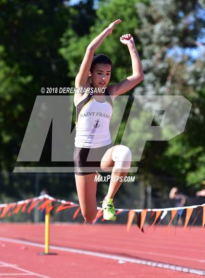 Thumbnail 1 in CCS Top 8 Los Gatos (Girls Triple Jump) photogallery.