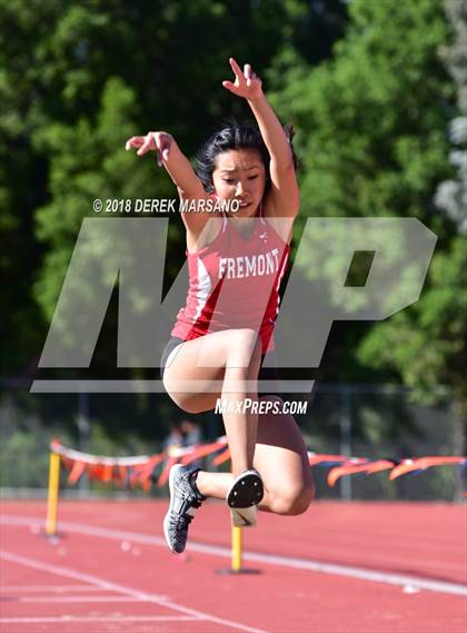 Thumbnail 1 in CCS Top 8 Los Gatos (Girls Triple Jump) photogallery.