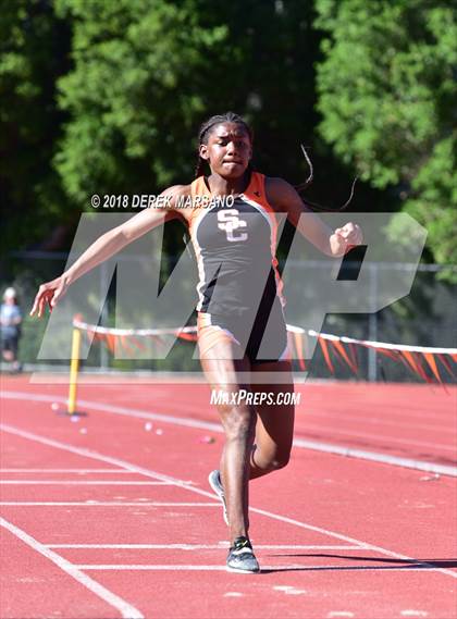 Thumbnail 2 in CCS Top 8 Los Gatos (Girls Triple Jump) photogallery.