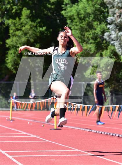 Thumbnail 3 in CCS Top 8 Los Gatos (Girls Triple Jump) photogallery.
