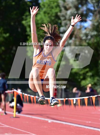 Thumbnail 3 in CCS Top 8 Los Gatos (Girls Triple Jump) photogallery.