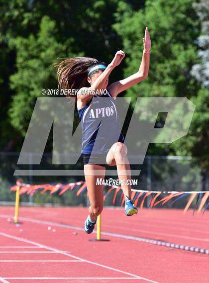 Thumbnail 3 in CCS Top 8 Los Gatos (Girls Triple Jump) photogallery.