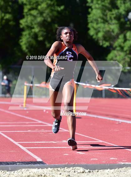 Thumbnail 3 in CCS Top 8 Los Gatos (Girls Triple Jump) photogallery.