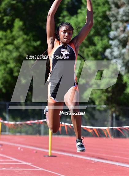 Thumbnail 3 in CCS Top 8 Los Gatos (Girls Triple Jump) photogallery.