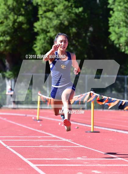 Thumbnail 1 in CCS Top 8 Los Gatos (Girls Triple Jump) photogallery.