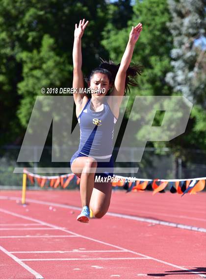 Thumbnail 1 in CCS Top 8 Los Gatos (Girls Triple Jump) photogallery.
