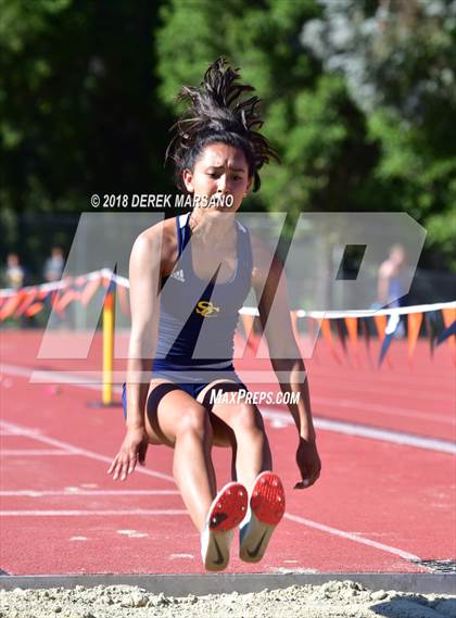 Thumbnail 1 in CCS Top 8 Los Gatos (Girls Triple Jump) photogallery.