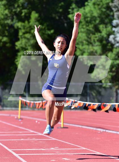 Thumbnail 3 in CCS Top 8 Los Gatos (Girls Triple Jump) photogallery.