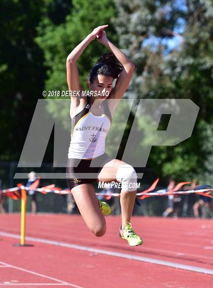 Thumbnail 3 in CCS Top 8 Los Gatos (Girls Triple Jump) photogallery.