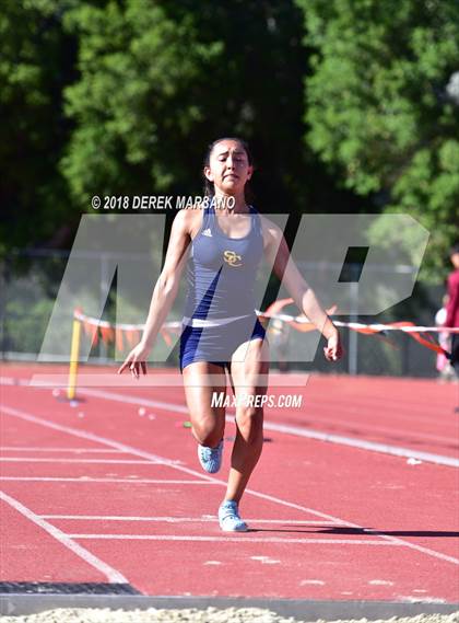 Thumbnail 2 in CCS Top 8 Los Gatos (Girls Triple Jump) photogallery.