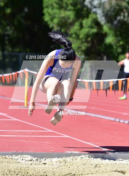 Thumbnail 2 in CCS Top 8 Los Gatos (Girls Triple Jump) photogallery.