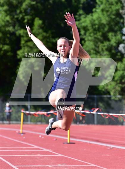 Thumbnail 1 in CCS Top 8 Los Gatos (Girls Triple Jump) photogallery.