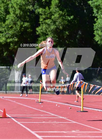 Thumbnail 1 in CCS Top 8 Los Gatos (Girls Triple Jump) photogallery.