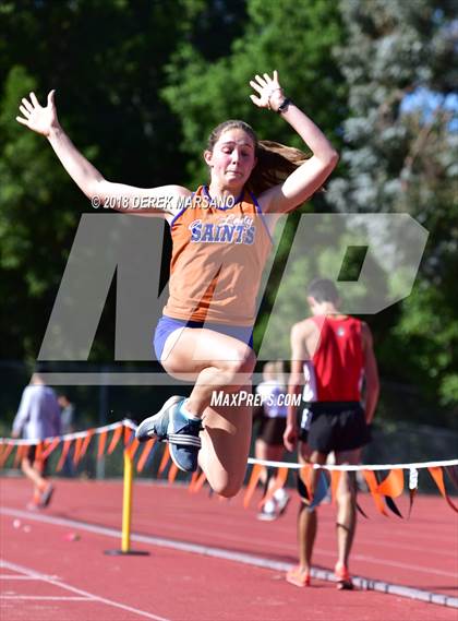Thumbnail 3 in CCS Top 8 Los Gatos (Girls Triple Jump) photogallery.