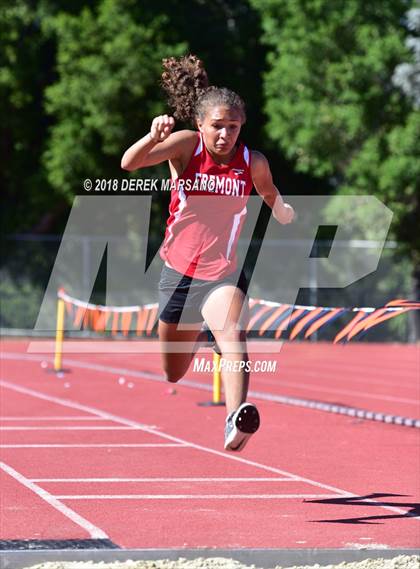 Thumbnail 3 in CCS Top 8 Los Gatos (Girls Triple Jump) photogallery.