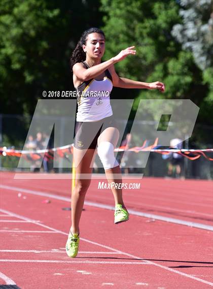 Thumbnail 1 in CCS Top 8 Los Gatos (Girls Triple Jump) photogallery.