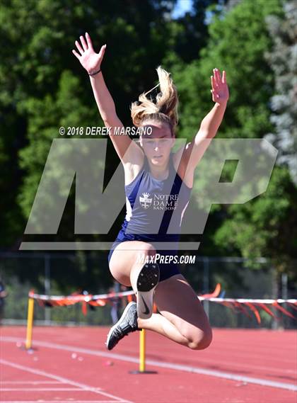 Thumbnail 2 in CCS Top 8 Los Gatos (Girls Triple Jump) photogallery.