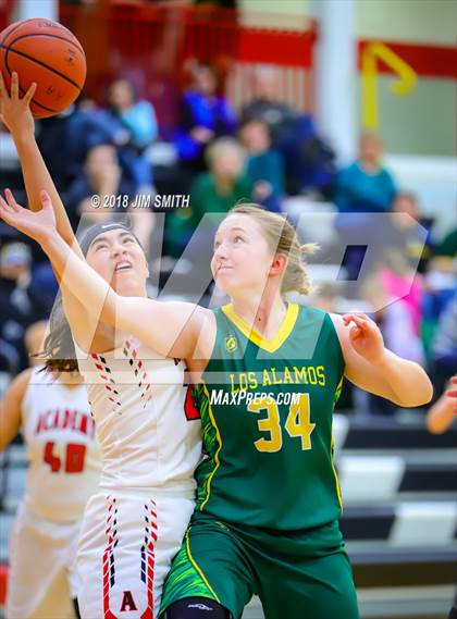 Thumbnail 2 in Los Alamos @ Albuquerque Academy (NMAA 5A 1st Round) photogallery.