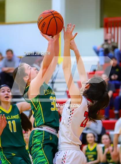 Thumbnail 3 in Los Alamos @ Albuquerque Academy (NMAA 5A 1st Round) photogallery.