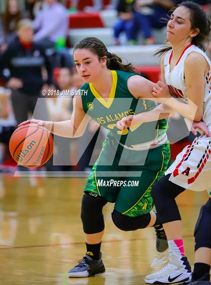 Thumbnail 3 in Los Alamos @ Albuquerque Academy (NMAA 5A 1st Round) photogallery.