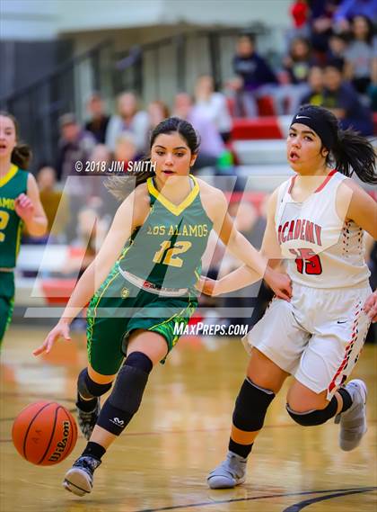 Thumbnail 1 in Los Alamos @ Albuquerque Academy (NMAA 5A 1st Round) photogallery.