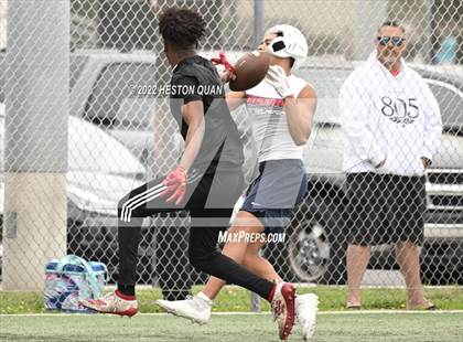 Thumbnail 2 in Tesoro vs. Long Beach Poly (Surf City Tournament) photogallery.