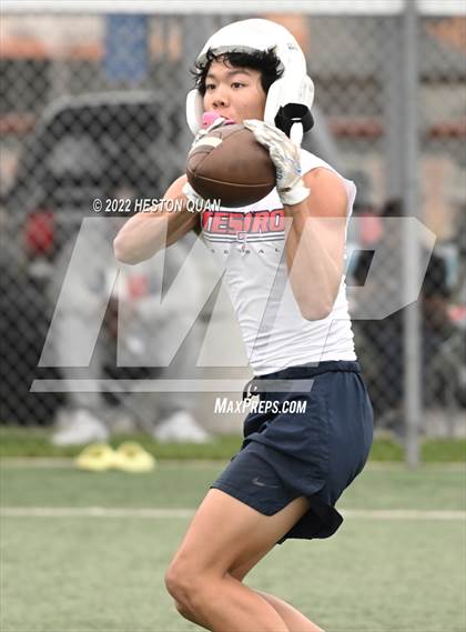Thumbnail 3 in Tesoro vs. Long Beach Poly (Surf City Tournament) photogallery.