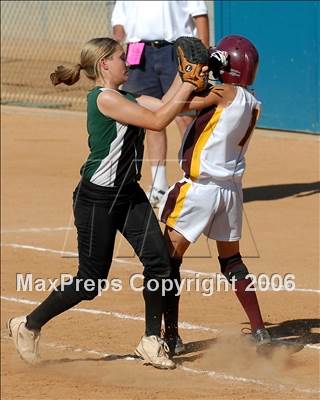 Thumbnail 3 in Pomona Catholic vs. Valley Christian (D5 Section Final) photogallery.