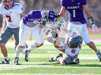 Thumbnail 3 in Nevada @ Kearney (MSHSAA Class 4 Quarterfinal) photogallery.