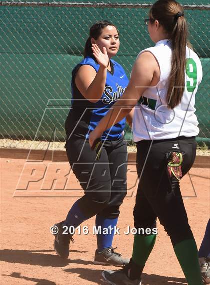 Thumbnail 3 in Miami vs. Bagdad (Chandler Prep Softball Classic) photogallery.