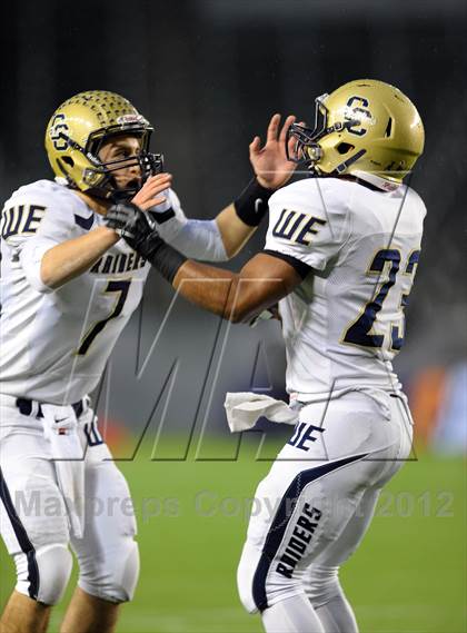 Thumbnail 1 in Central Catholic vs. Santa Fe Christian (CIF State D4 Final) photogallery.