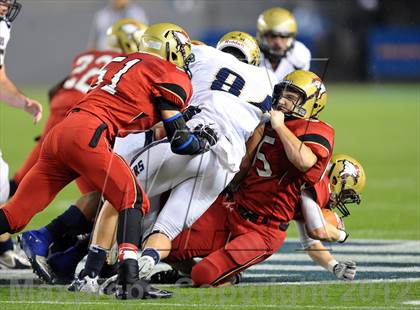 Thumbnail 2 in Central Catholic vs. Santa Fe Christian (CIF State D4 Final) photogallery.