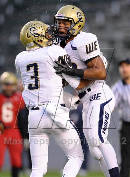 Thumbnail 2 in Central Catholic vs. Santa Fe Christian (CIF State D4 Final) photogallery.