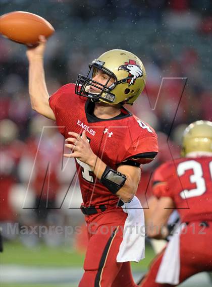 Thumbnail 3 in Central Catholic vs. Santa Fe Christian (CIF State D4 Final) photogallery.