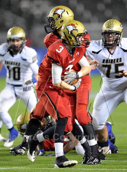Thumbnail 2 in Central Catholic vs. Santa Fe Christian (CIF State D4 Final) photogallery.