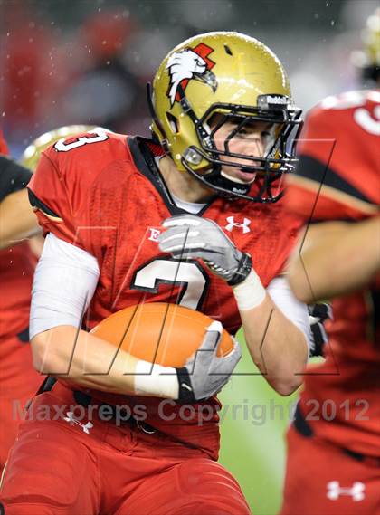 Thumbnail 1 in Central Catholic vs. Santa Fe Christian (CIF State D4 Final) photogallery.
