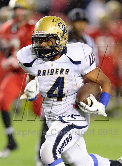 Thumbnail 1 in Central Catholic vs. Santa Fe Christian (CIF State D4 Final) photogallery.
