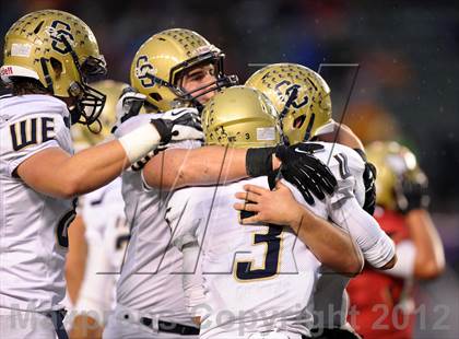Thumbnail 3 in Central Catholic vs. Santa Fe Christian (CIF State D4 Final) photogallery.