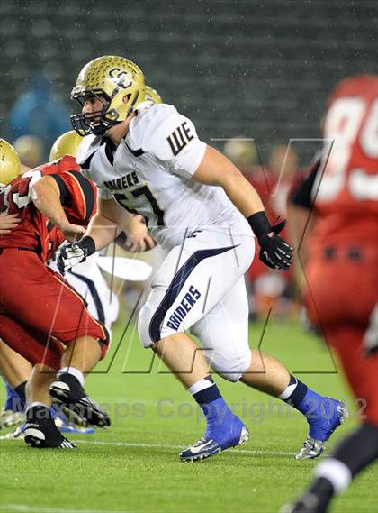 Thumbnail 3 in Central Catholic vs. Santa Fe Christian (CIF State D4 Final) photogallery.