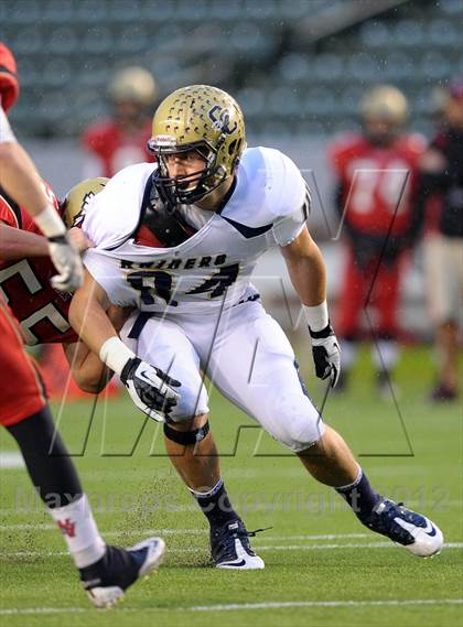 Thumbnail 1 in Central Catholic vs. Santa Fe Christian (CIF State D4 Final) photogallery.