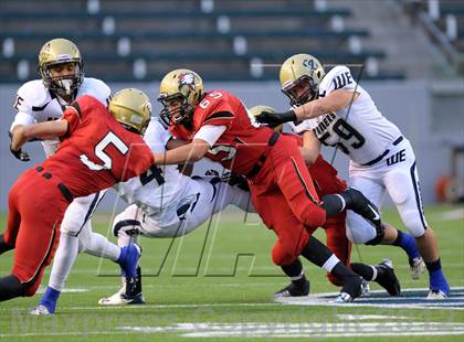 Thumbnail 1 in Central Catholic vs. Santa Fe Christian (CIF State D4 Final) photogallery.