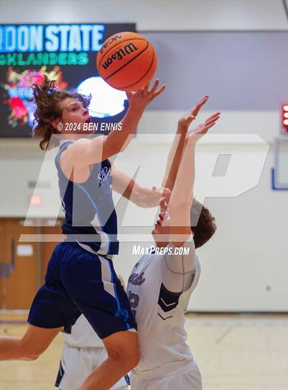 Thumbnail 1 in Shiloh Hills Christian vs. Unity Christian (GAPPS 1-A Semifinals) photogallery.