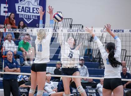 Thumbnail 1 in Mica Mountain vs. American Leadership Academy - Gilbert North (AIA 4A Semifinals) photogallery.