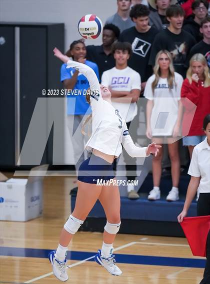 Thumbnail 2 in Mica Mountain vs. American Leadership Academy - Gilbert North (AIA 4A Semifinals) photogallery.