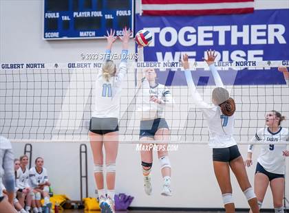 Thumbnail 3 in Mica Mountain vs. American Leadership Academy - Gilbert North (AIA 4A Semifinals) photogallery.