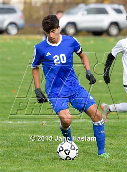 Thumbnail 2 in Burnt Hills-Ballston Lake vs. Pearl River (NYSPHSAA Class A Semifinal) photogallery.